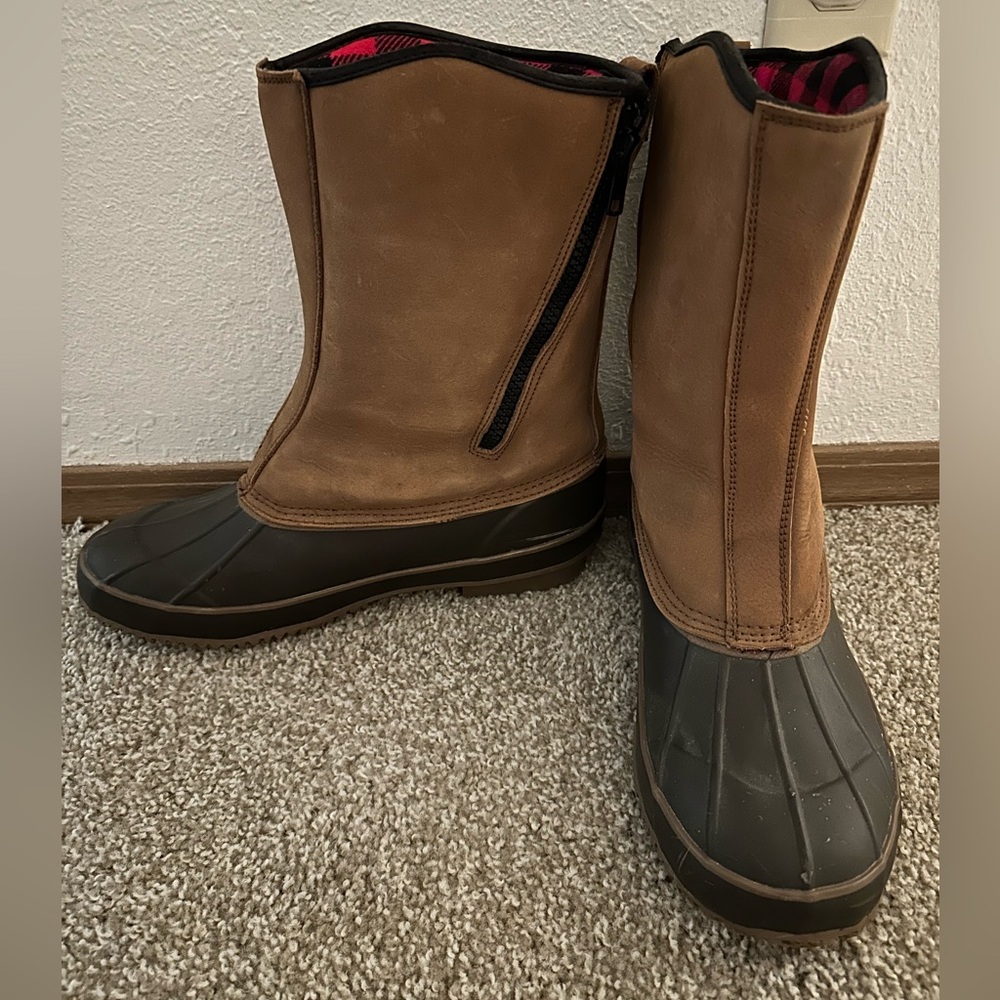 Field N Forest Boots Sz M/12 Insulated Steel Toe